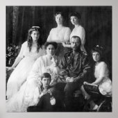 Nicholas II en het Poster van de Familie (Voorkant)