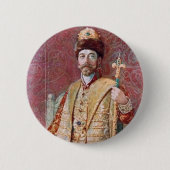 Nicholas II Ronde Button 5,7 Cm (Voorkant)