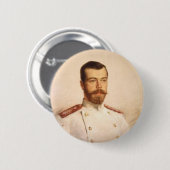 Nicholas II Ronde Button 5,7 Cm (Voorkant /achterkant)