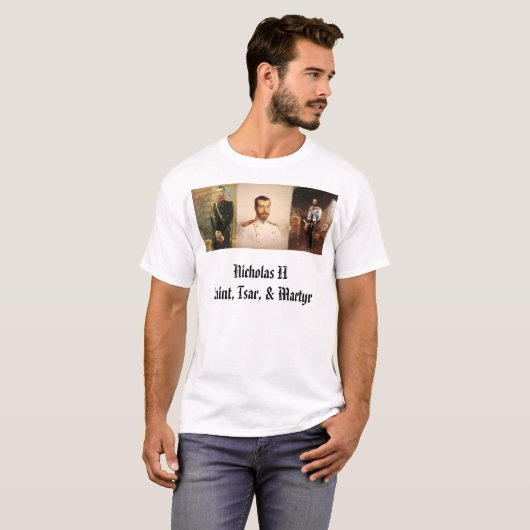 Nicholas II T-shirt (Voorkant volledig)