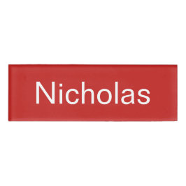 Nicholas Name Tag
