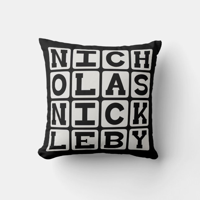 Nicholas Nickleby, verhaal van Charles Dickens Kussen (Voorkant)