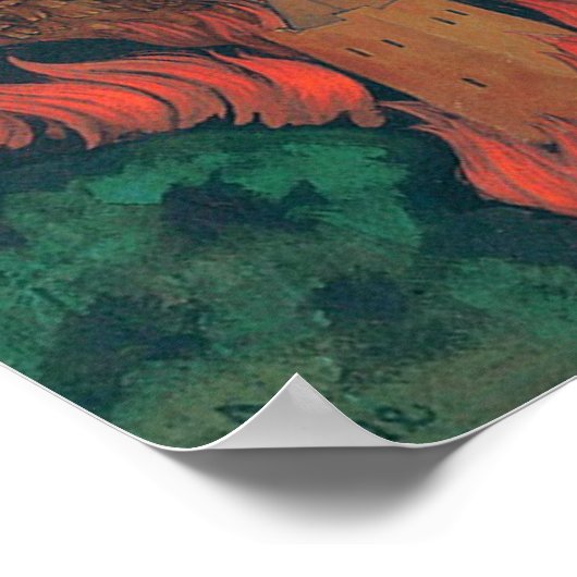 Nicholas Roerich Last Angel Large Canvas Giclee Pr Poster (Hoek)