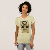 NICHOLAS TESLA uitvinder van onze moderne wereld T-shirt (Voorkant volledig)