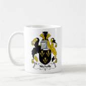 Nicholls Family Crest Koffiemok (Links)