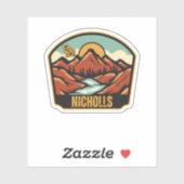 Nicholls, Georgia Sticker (Vel)