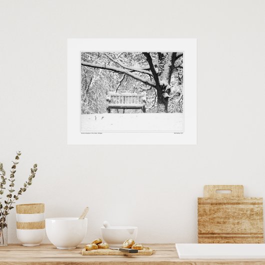 Nichols Arboretum #5 Poster (Keuken)