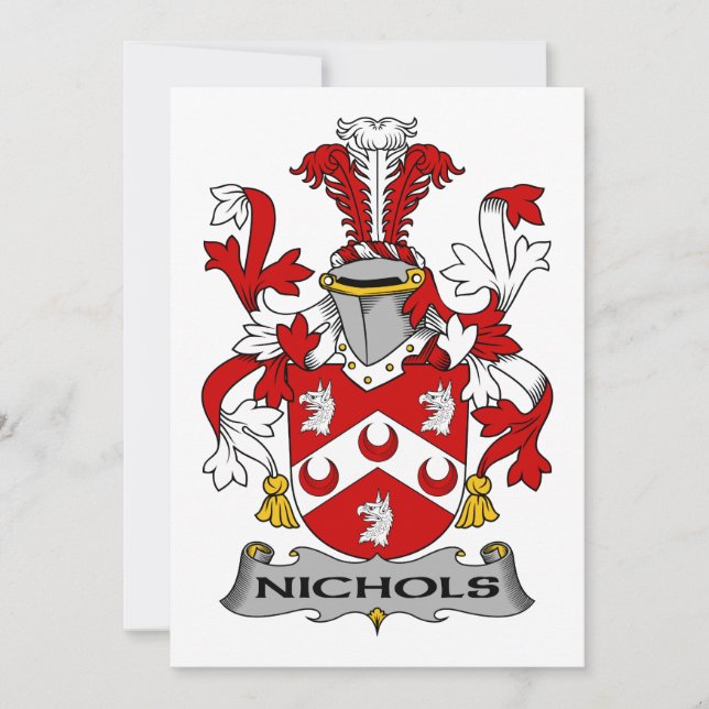 Nichols Family Crest (Voorkant)