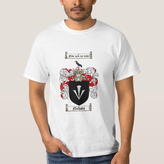 Nichols Family Crest - Nichols Coat of Arms T-shirt (Voorkant)