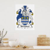 Nicholson Family Crest Poster (Keuken)