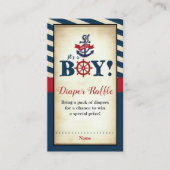  nicht Baby shower luierspoel Informatiekaartje (Voorkant)