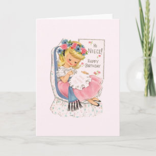 nicht Cross Stitch Verjaardag Kaart