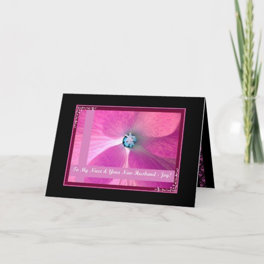 Nicht en echtgenoot - gefeliciteerd met jullie tro kaart (Voorkant)