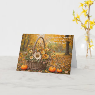Nicht en zwager Thanksgiving Kaart