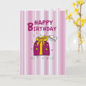 Nicht, fijne verjaardag kaart (Gele Bloem)