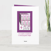 NICHT - Gelukkige 9de Verjaardag Kaart (Achterkant)