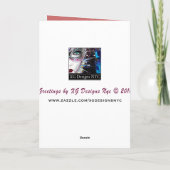 Nicht - Gelukkige Valentijnsdag - Cupcake Feestdagen Kaart (Achterkant)