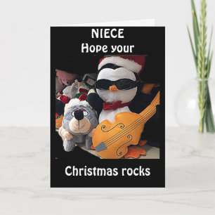 **NICHT*** H0PE Y0UR KERSTMIS "R0CKS" FEESTDAGEN KAART