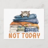 Nicht heute briefkaart (Voorkant)