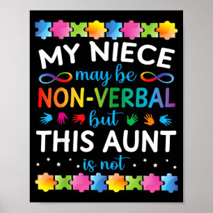 Nicht Kan Neeft Kan Niet Praten Maar Deze Tante We Poster