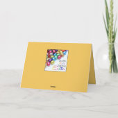 Nicht & Man Gelukkige Pasen Tulpen Feestdagen Kaart (Achterkant)