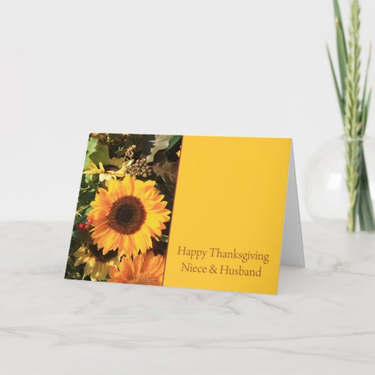 Nicht & Man Thanksgiving Kaart (Voorkant)