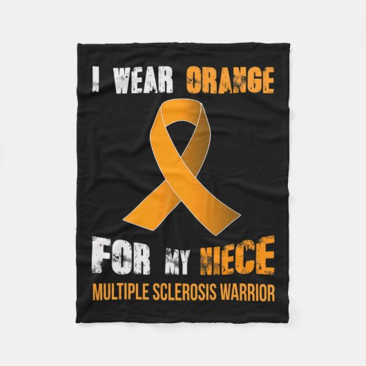 Nicht - Mijn Multiple Sclerosis Warrior Fleece Deken (Voorkant)