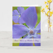 Nicht Moederdag met Bloeiende Vinca Vine Kaart (Gele Bloem)