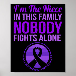 Nicht Niemand vecht alleen Alzheimer Poster
