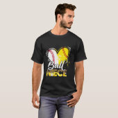 Nicht van Beide Baseball Softball Sport Matching F T-shirt (Voorkant volledig)