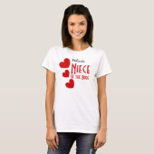 NICHT VAN DE BRUID Gift Idee Schattigee RODE HARTE T-shirt (Voorkant volledig)