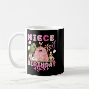 Nicht van het meisje dat jarig is 1e verjaardag ko koffiemok