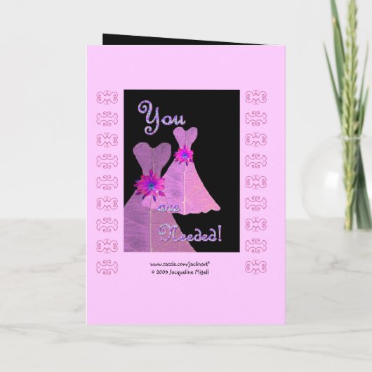 NICHT - Wees mijn bruidsmeisje -  (Achterkant)