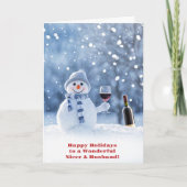 Nichtje en man neefje in de wet Schattigee kerst Kaart (Voorkant)