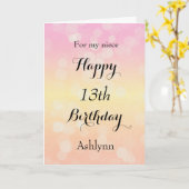 nichtje kaart (Gele Bloem)