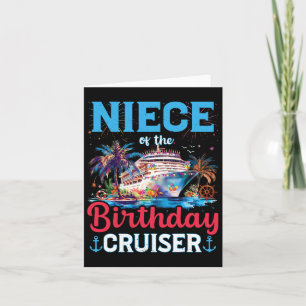 Nichtje van de verjaardag Cruiser Funny Cruise ver Kaart