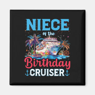 Nichtje van de verjaardag Cruiser Funny Cruise ver Magneet