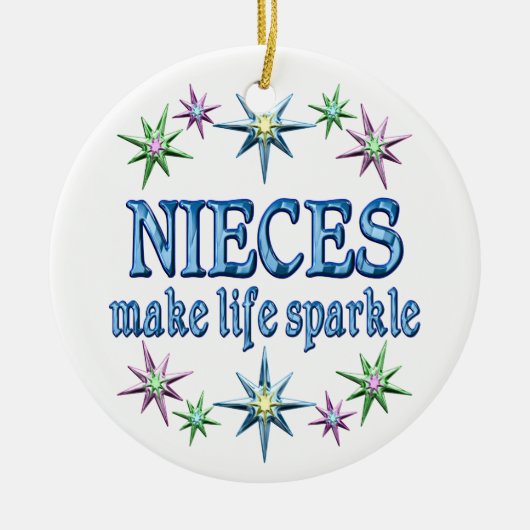 nichtjes Sparkle Keramisch Ornament (Voorkant)