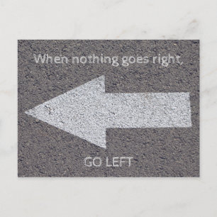 Nichts geht rechts briefkaart