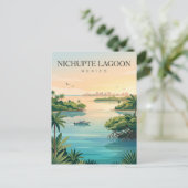 Nichupté-lagune Mexico Briefkaart (Staand voorkant)