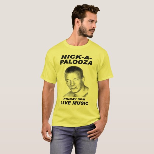 Nick-a-Palooza T-shirt (Voorkant volledig)