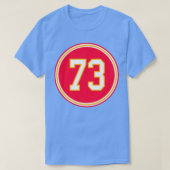 Nick Allegretti Nummer 73 Jersey Kansas City Chief T-shirt (Design voorkant)