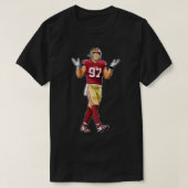 Nick Bosa 97 Reactie T-shirt (Design voorkant)