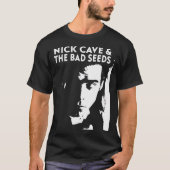 Nick Cave en het Bad Seeds Retro Concert T-shirt (Voorkant)