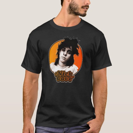 Nick Cave Retro Nick Cave Tribute T-shirt (Voorkant)
