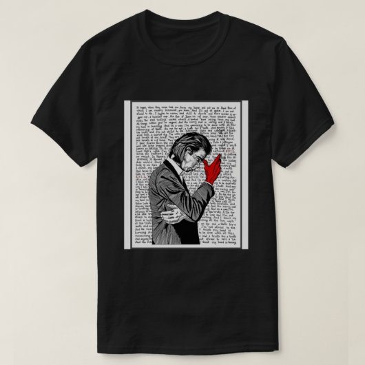 Nick Cave T-ShirtNICK CAVE T-shirt (Design voorkant)