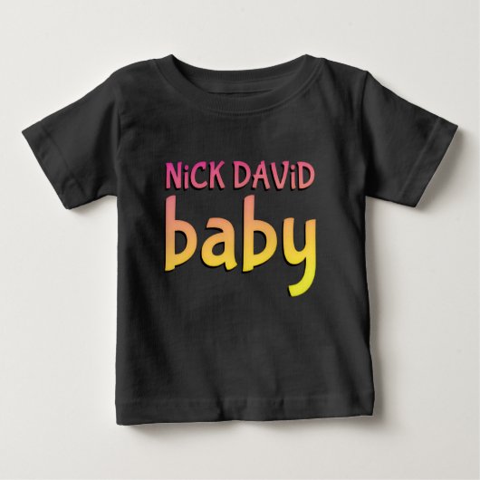 NiCK DAViD baby - City Kind Logo T-shirt (Voorkant)
