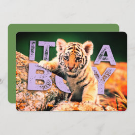 NiCK DAViD baby - Tiger Shower-uitnodiging Kaart
