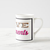 NiCK DAViD - Eisen Bone China Cup Porselein Kop (Rechts)