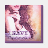 NiCK DAViD - Eisen koelkastmagneet Magneet (Voorkant)